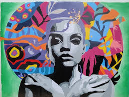 Felicity wall painting in IIIT-Hyderabad #art #hyderabad #felicity #college  #painting #colors