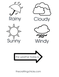 weather chart kid craft the crafting chicks