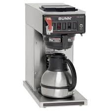 In simple words, a plumbed coffee maker or a commercial coffee maker with water line is a unique kind of coffee maker that is directly connected. Bunn Cwtf15 Tc Automatic Thermal Carafe Coffee Brewer Bunn Coffee Maker Bunn Coffee Coffee Brewer