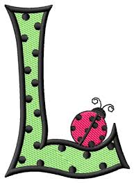 I love hand embroidery so much, that i've designed several free embroidery patterns for you to download. Ladybug Letter L Embroidery Designs Machine Embroidery Designs At Embroiderydesigns Com