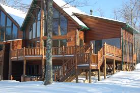 Cover valet ssurc spa side umbrella deck and hot tub project. Rustic Log Cabin Decks Houzz