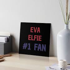 Eva Elfie - 1 Fan Art Board Print for Sale by Rybariuns | Redbubble