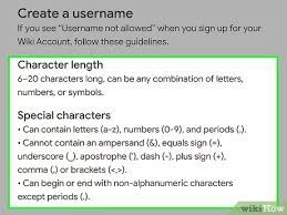 3 Ways To Make A Unique Username Wikihow
