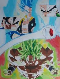 Pinta en tu casa con nuestras imágenes para colorear gratuitas. Poster Pelicula Dragon Ball Super Broly Dibujarte Amino