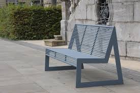 Public Bench Contemporary Steel With Backrest Siardo 30r Benkert Banke Diy Furniture Furniture Home Decor