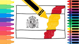 How To Draw Spain Flag Drawing The Spanish Flag Coloring Pages For Kids Tanimated Toys Youtube The flag of spain (spanish: how to draw spain flag drawing the spanish flag coloring pages for kids tanimated toys