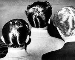The Ducktail Hair Style Knickerbocker Ducktail Hairstyle In 2020 Ducktail Haircut Ducktail Vintage Hairstyles