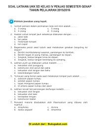 Maybe you would like to learn more about one of these? Soal Ukk Penjas Kelas 4 Sd Pdf