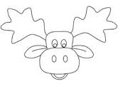 Greetings for the new year from moose & zee! Moose Coloring Pages