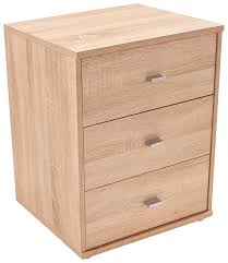 Alte schreibtischlampe nachttisch schwarz chrom 60er 70er jahre vintage moderne wohn schlaf zimmer raum beleuchtung weiß chrom nacht tisch lese lampen led bettleuchte nachtlicht tischleuchte leseleuchte alu chrom 2er set kaltweiß. Nachttisch Mit Drei Laden Online Kaufen