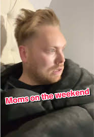 Mom Vacuuming in Morning