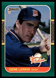 1987 Donruss The Rookies #23 Gene Larkin Minnesota Twins