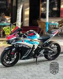 yamaha r25 turbo shark design sticker kit yamaha r25 yamaha r3 yamaha