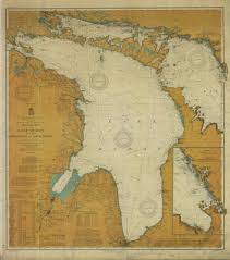 general chart of lake huron including georgian bay and north