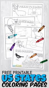 Download all (50) click on a worksheet in the set below to see more info or download the pdf. Free 50 State Coloring Pages For Kids