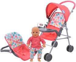 Buy Hauck 14 Inch Baby Doll Travel System With Doll Car Seat And Stroller Featuring Canopy And Play Tray Online In Taiwan B086mrc5wx