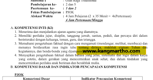 0 ratings0% found this document useful (0 votes). Perangkat Pembelajaran Pjok Sd Mi K13 Semester 1 Dab 2 Guru Berbagi