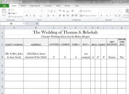 Create a wedding plan for free. 74 The Best Wedding Invitation List Template Excel For Ms Word For Wedding Invitation List Template Excel Cards Design Templates