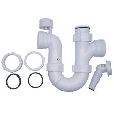 CKP5520 Anti-Syphon Washing Machine Half Trap with Adaptor 40mm