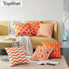 Maybe you would like to learn more about one of these? Geometric Cushion Covers For Sofa Car Couch Seat Design Waist Throw Pillow Case Sofa Decorative Pillow Covers Orange Greenyellow Orange Cushions Orange Cushion Coverscushion Cover Aliexpress