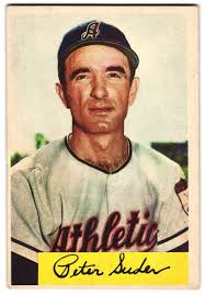 Peter Suder 1954 Bowman MLB Card # 99