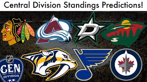 Check spelling or type a new query. Nhl Central Division Standings Predictions 18 19 Youtube