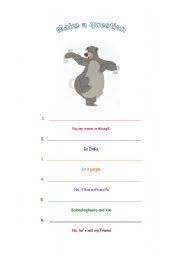 Free, printable reading worksheets, lessons and activities for classroom use and home schooling. English Worksheets Make Questions About The Jungle Book