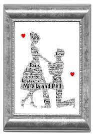 Personalised Engagement Gift Word Art Couple Gift Congratulations On Your Engagement Anniversary Gift Engagement Gifts Personalized Engagement Gifts Personalized Wedding Gifts Couple
