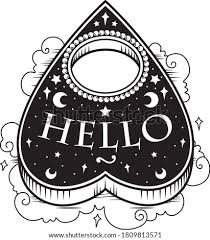Hand drawn ornate art ouija board mystifying oracle planchette isolated. Planchette Stock Vector Images Avopix Com