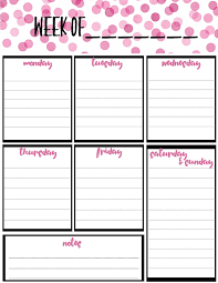Free Weekly Calendar Planner Printable Full And Half Size Single Page Organize Declutter Weekly Planner Free Printable Weekly Planner Free Planner Printables Free