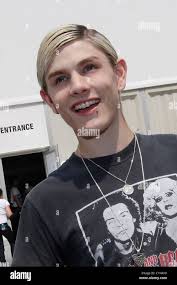 Luke Worrell outside the fashion tent at Bebelplatz Mercedes Benz Fashion  Week Berlin Spring/Summer 2010 Berlin, Germany Stock Photo