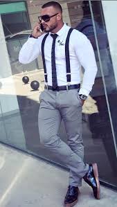 Wardrobe Dressing Up Suspenders Fashion Mens Outfits Formal Mens Fashion