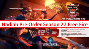 Topeng Iblis Seram Free Fire Di Pre Order Elite 27 Ff Esportsku