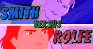 Disney Showdowns Episode 1 John Smith Vs John Rolfe Disney Theory Disney Men Disney Gif