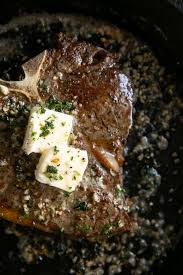 The garlic butter with marinating a steak adds flavor and tenderizes the meat. How To Cook Steak Butter Basted Pan Seared Steak The Forked Spoon