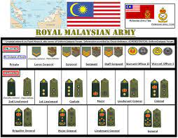 Vier schepen van de rmn zijn ontmanteld en overgedragen aan de malaysian maritime enforcement agency (mmea). Rank Structure In The Malaysian Armed Forces My Military Times