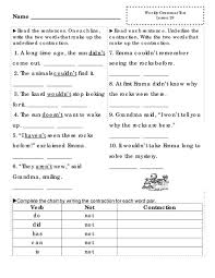 Weekly Grammar Test Lesson 29 Worksheet For 2nd 3rd Grade