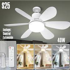 Abanico de techo con luz led en forma de flor💡 Incluye: control, extensión  e instrucciones Es de 40W Precio de $25 Precio no incluye ITBMS Realiza tu  pedido al 6612-9871 contamos con