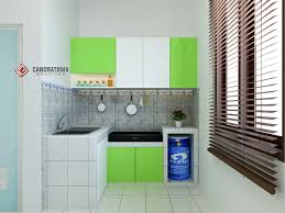 Memiliki dapur yang menarik dan nyaman adalah impian banyak orang, khususnya penghuni rumah minimalis. Desain Dapur Nuansa Hijau Cek Bahan Bangunan