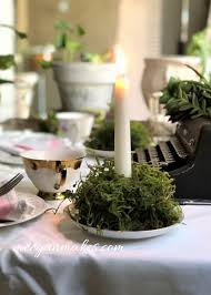 Foam balls are also wonderful in decorating for halloween and easter. Thrifty Diy Moss Candle Holders What Meegan Makes