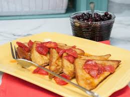 Classic French Toast With Strawberry Syrup Recipe Geoffrey Zakarian Food Network
