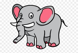 Aneka gambar hewan di muka bumi. Elephant Clip Art Black And White Free Clipart Gambar Hewan Animasi Gajah Free Transparent Png Clipart Images Download