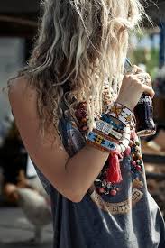 2 Bracelets Loomed Indian Seed Beaded Handmade Native American Pow Wow Hippie Hobo Tribal Aztec Navajo B Boho Style Jewelry Hippie Style Boho