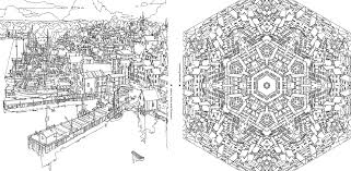 If you are looking for some mindful relaxation and stress reduction, these printable adult coloring pages are for you. Fantastic Cities A Coloring Book Of Amazing Places Real And Imagined Adult Coloring Books City Coloring Books Coloring Books For Adults Mcdonald Steve 0499995260320 Amazon Com Books