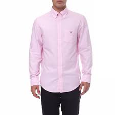 GANT - Ανδρικό πουκάμισο Gant ροζ - Fashion-editor.gr