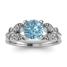 For many, the biggest advantage of opting for an aquamarine engagement ring over a traditional diamond is the price tag; Aquamarine And Diamond Butterfly Engagement Ring Butterfly Braverman Jewelry
