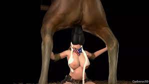 Tina gives 5 star oral service to her studhorse and gets rewarded