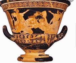 Il Mito Di Ercole E Anteo Rappresentato Nel Vaso Racconta Di Un Gigante Anteo Re Delle Libia Figlio Di Poseidone E Di Gea E Louvre Arte Greca Figurativo