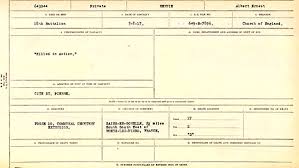 Rennie, Albert Ernest: Service no. 643944