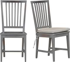 Village Grigio Wood Dining Chair And Natural Cushion Dining Chairs Modern Dining Chairs Dinning Room Chairs